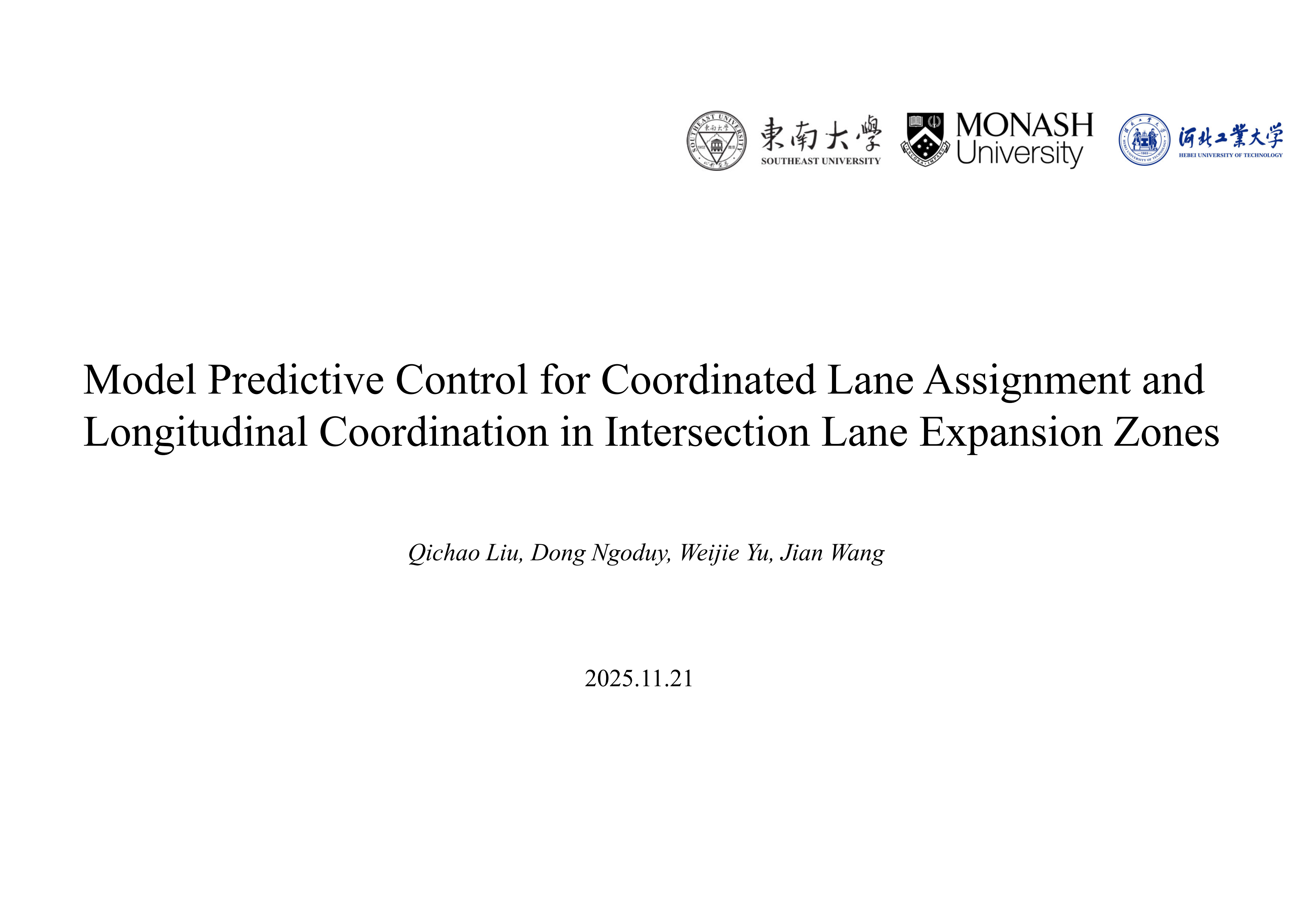ITSC Oral Presentation
